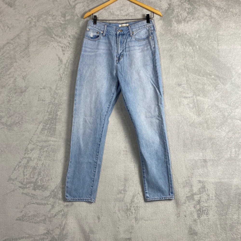 Madewell The Perfect Summer Jean High Rise Straight Light Wash Cotton Denim 28